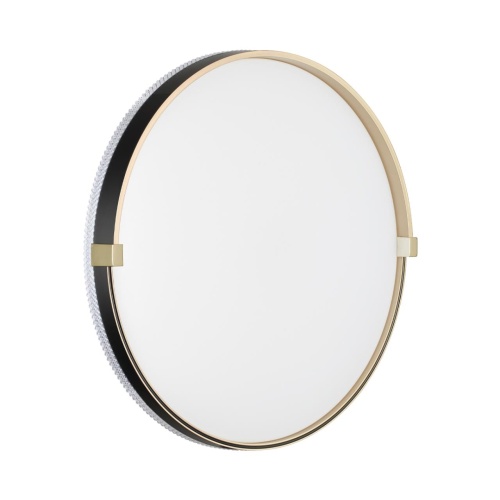 SONEX 7647/DL PALE SN 189 Светильник пластик/белый/черный/золотой LED 48Вт 4000К D390 IP43 OLIDI BLACK