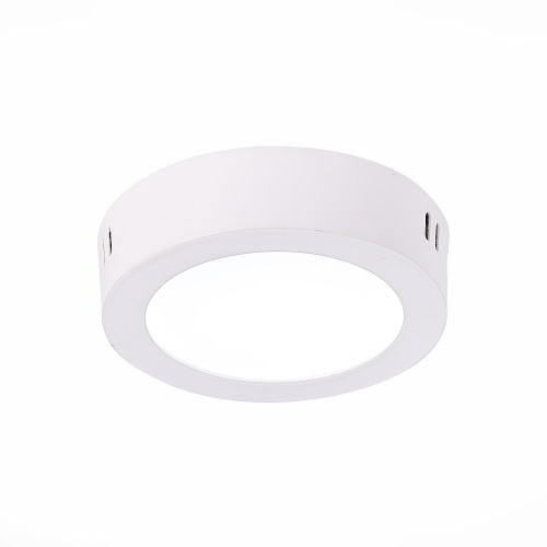 ST112.542.06 Светильник настенно-потолочный Белый LED 1*6W 4000K 370Lm Ra80 120° IP20 D110xH28 90-265V