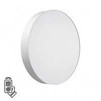 7779/EL BASICA SN 000 Светильник пластик/белый LED 70Вт 3000-6000К D490 IP43 пульт ДУ OPTIMA