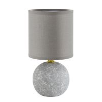 LUMION 8165/1T COUNTY LN26 504 серый, керамика/текстиль Настольная лампа E14 1*40W 220V VILANA