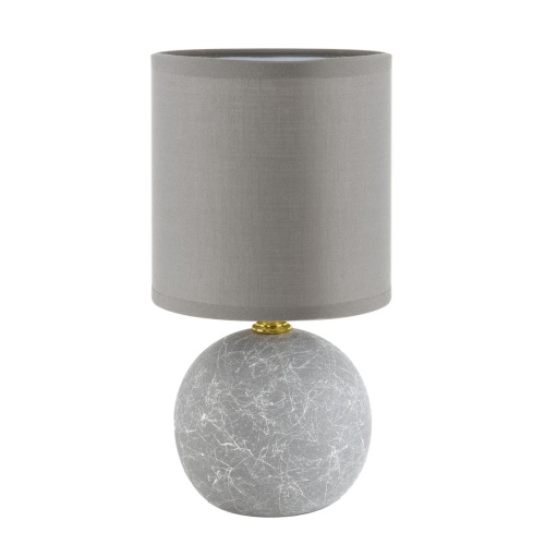 LUMION 8165/1T COUNTY LN26 504 серый, керамика/текстиль Настольная лампа E14 1*40W 220V VILANA