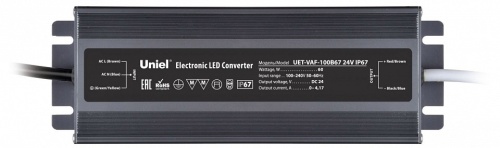 Блок питания с проводом Uniel UET-VAF UL-00009367 Блок питания с проводом Uniel UET-VAF UL-00009367