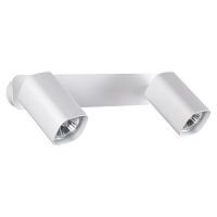 NOVOTECH 370554 OVER NT19 432 белый Накладной светильник IP20 GU10 2*50W 230V GUSTO