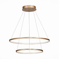ST603.243.56 Светильник подвесной ST-Luce Золотистый/Белый LED 1*56W 4000K