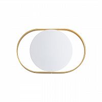 ODEON LIGHT 4246/7WW HIGHTECH ODL21 000 бел/золотист/металл Настенный светильник IP20 LED 7W 560Лм 3000K MONDY