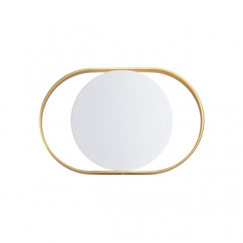 ODEON LIGHT 4246/7WW HIGHTECH ODL21 000 бел/золотист/металл Настенный светильник IP20 LED 7W 560Лм 3000K MONDY