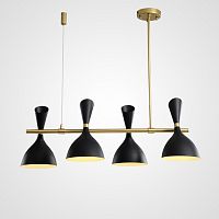 Подвесной реечный светильник TRUMPET LINE L85 Black