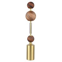 ODEON LIGHT EXCLUSIVE 5457/4TL MODERN ODL_EX26 051 светлая сатин.латунь/белый/бежевый/коричневый/металл/стекло Настольная лампа LED x 4W 2500K CALLISTO