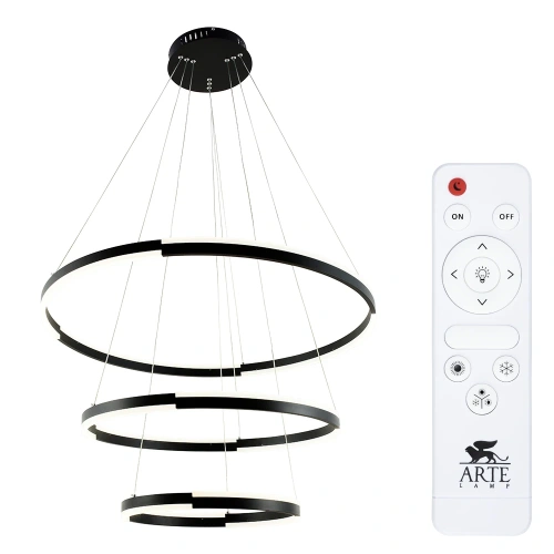 Подвесная люстра Arte Lamp ALFIE A2180SP-60BK Подвесная люстра Arte Lamp ALFIE A2180SP-60BK