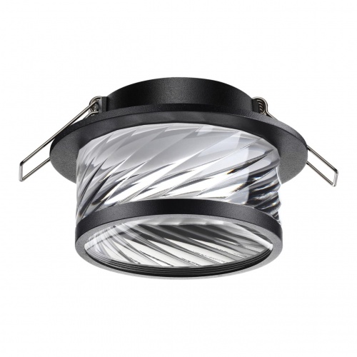 NOVOTECH 370918 SPOT NT22 582 черный Светильник встраиваемый IP20 GU10 9W 220V GEM