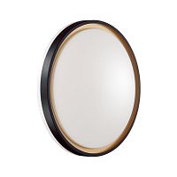 3045/CL PALE SN 029 Светильник пластик/белый/черно-золотой LED 30Вт 4000К D355 IP43 KLAPA