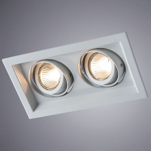Встраиваемый светильник Arte Lamp Canis A6661PL-2WH фото 2