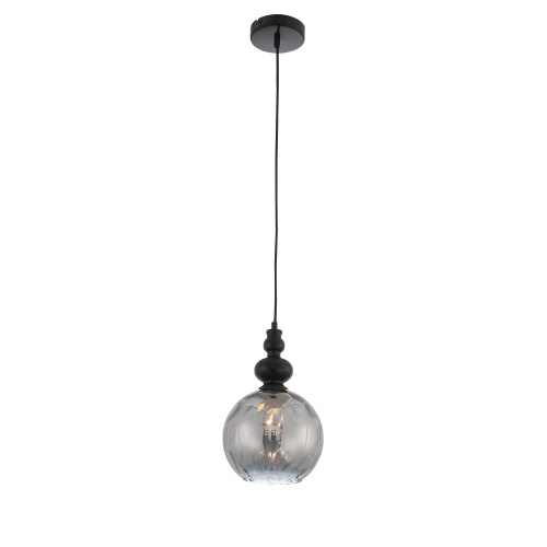 SL374.413.01 Подвес ST-Luce Черный/Дымчатый E27 1*40W