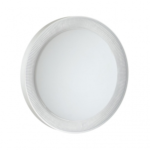SONEX 3031/DL TAN SN 000 Светильник пластик/белый/прозрачный LED 48Вт 3000-6500K D450 IP43 пульт ДУ/ LampSmart ASUNO