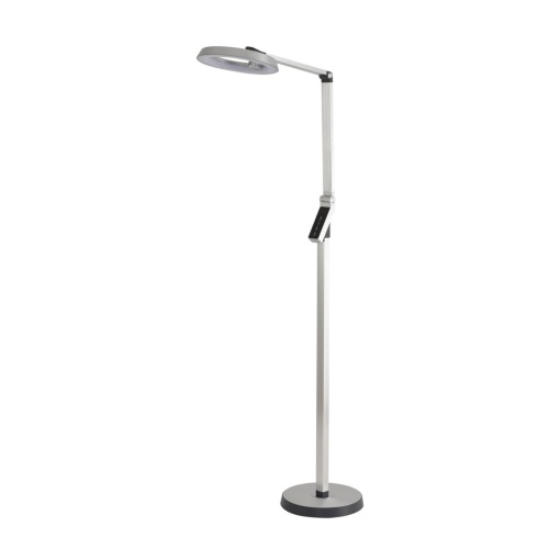 LUMION 8333/15FL LEDIO LN26 458 серебро, металл/пластик Торшер LED 15W 3000/4000/6000K CCT/диммер/LCD 220-240V GENRI