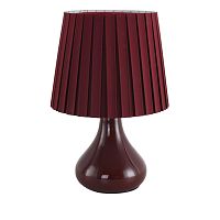 LUMION 8185/1T COUNTY LN26 499 бордовый, керамика/текстиль Настольная лампа E14 1*40W 220V NAINA
