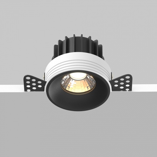 Встраиваемый светильник Maytoni Technical Round DL058-12W3K-TRS-B фото 4 Встраиваемый светильник Maytoni Technical Round DL058-12W3K-TRS-B фото 4