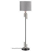 ODEON LIGHT EXCLUSIVE 5410/1FA MODERN ODL_EX24 115 черный матовый/серый /металл/полирезин/ткань Торшер E27 1*60W BAGEL
