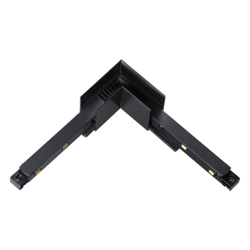 NOVOTECH 135122 SHINO NT21 043 черный Соединитель с токопроводом для шинопровода L-образный IP20 48V FLUM