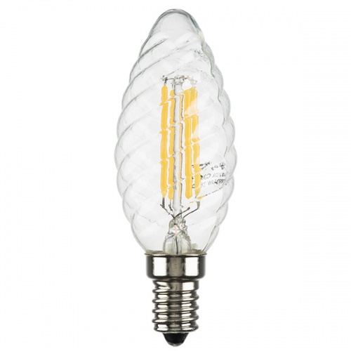 933704 Лампа LED FILAMENT 220V C35 E14 6W=65W 400-430LM 360G CL 4000K 30000H (в комплекте)