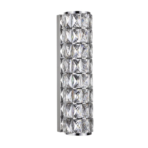 ODEON LIGHT 4927/8WL L-VISION ODL24 583 хром/металл/хрусталь Настенный светильник LED 8W 4000K 463Лм PANTA