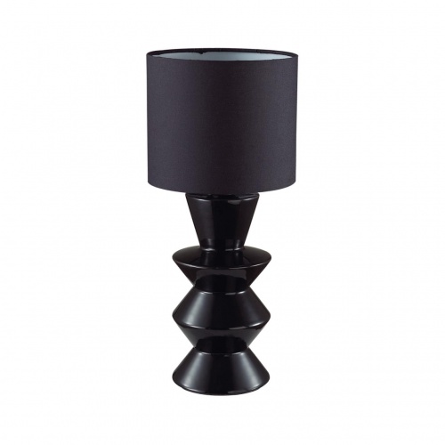 LUMION 8133/1T MODERNI LN26 479 черный, керамика/текстиль Настольная лампа E27 1*60W 220V SEGI