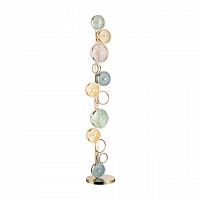 ODEON LIGHT EXCLUSIVE 5412/68FL L-VISION ODL_EX23 143 золотой/разноцветный металл/стекло Торшер LED 68W 4000K CARAMELLA
