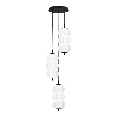 SL6121.403.03 Светильник подвесной ST-Luce Черный/Белый LED 3*8W 3000K