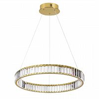 ODEON LIGHT 5015/36L L-VISION ODL23 587 золотой/прозрачный металл/хрусталь Люстра LED 36W 4000K 3600Лм VEKIA
