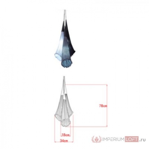Подвесная люстра Aqua Creations Lighting Chilli chandelier 3S фото 2 Подвесная люстра Aqua Creations Lighting Chilli chandelier 3S фото 2