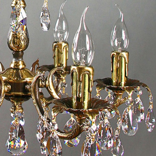 Подвесная люстра Ambiente by Brizzi Benisa 2226/6 PB Tear Drop фото 3