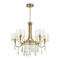 ODEON LIGHT EXCLUSIVE 4886/5 HALL ODL_EX23 153 бронзовый/янтарн./металл/стекло Люстра E14 5*40W NICOLE