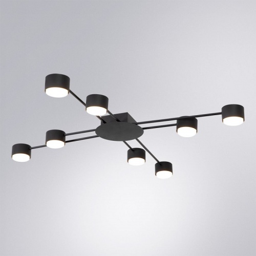Потолочная люстра Arte Lamp TRACY A1527PL-8BK фото 2