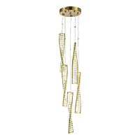 SL6205.303.05 Светильник подвесной ST-Luce Латунь/Прозрачный LED 1*55W 3000K