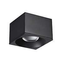 NOVOTECH 358654 OVER NT21 446 черный Светильник накладной светодиодный IP20 LED 4000К 12W 220V PATERA