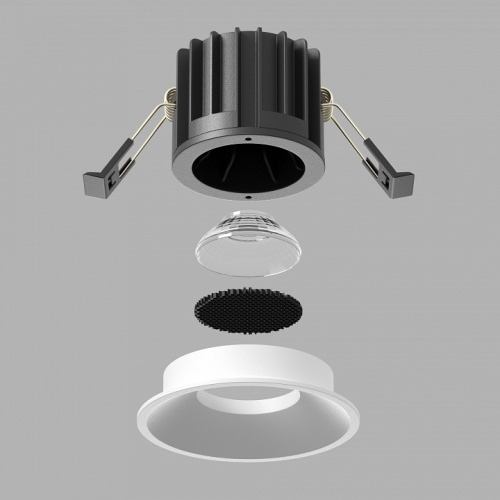 Встраиваемый светильник Maytoni Technical Round DL058-12W2.7K-W фото 5 Встраиваемый светильник Maytoni Technical Round DL058-12W2.7K-W фото 5
