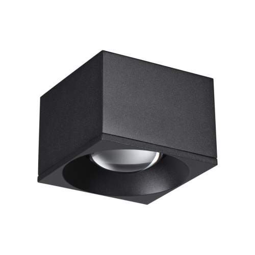 NOVOTECH 358654 OVER NT21 446 черный Светильник накладной светодиодный IP20 LED 4000К 12W 220V PATERA