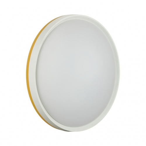 SONEX 7709/DL COLOR SN 154 Светильник пластик/белый/желтый LED 48Вт 4000К D420 IP43 KEZO YELLOW