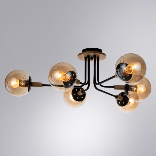Потолочная люстра Arte Lamp OXFORD A2716PL-6BK фото 2 Потолочная люстра Arte Lamp OXFORD A2716PL-6BK фото 2
