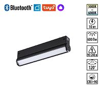 NOVOTECH 359951 PORT NT25 216 черный Трековый св-к диммир. со сменой цв.температуры, пульт ДУ/Tuya Smart Life IP20 LED 10W 3000-6000K 90-240V VECTOR