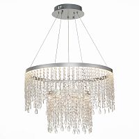 SL6201.103.55 Люстра подвесная ST-Luce Серебристый/Прозрачный LED 1*55W 3000K/4000K/6000K