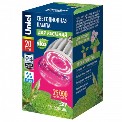 Лампа светодиодная Uniel LED-M80 E27 20Вт K 11098 фото 4