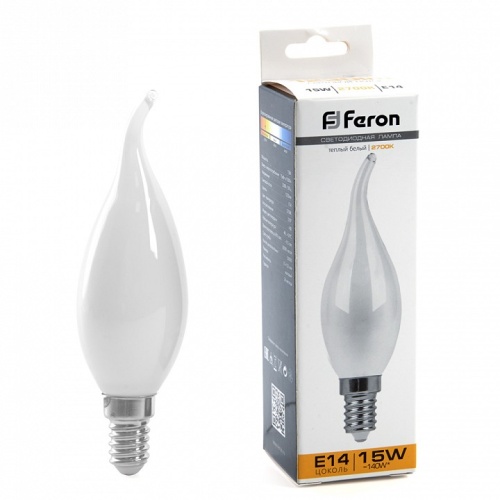 Лампа светодиодная Feron LB-718 E14 15Вт 2700K 38260 фото 3