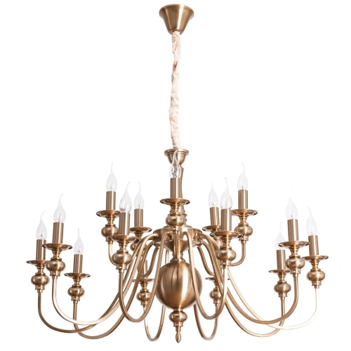 Подвесная люстра Arte Lamp PASSONI A6097LM-15PB Подвесная люстра Arte Lamp PASSONI A6097LM-15PB