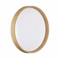 7684/DL BASICA SN 166 Светильник пластик/кор. под дер. LED 48Вт 4000K D390 IP43 GARI WOOD