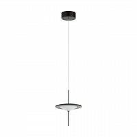 ODEON LIGHT 5012/10L L-VISION ODL23 389 черный/белый матовый металл/акрил Подвес LED 10W 3000K STEKA