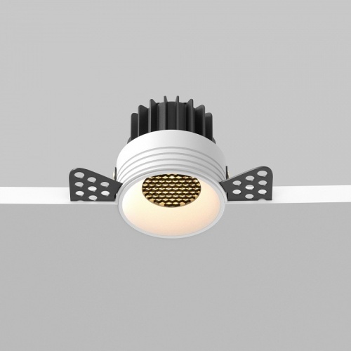 Встраиваемый светильник Maytoni Technical Round DL058-7W2.7K-TRS-W фото 7