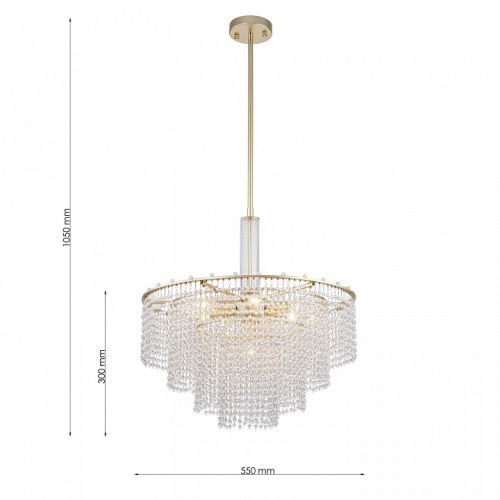 Подвесная люстра Favourite Fringe 4762-7P фото 2