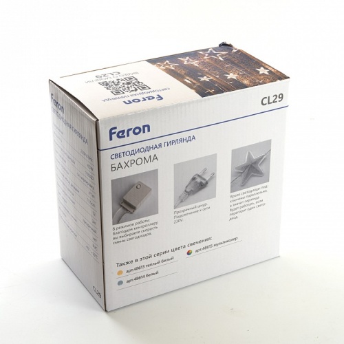 Бахрома световая фигурная Feron CL29 48615 фото 4 Бахрома световая фигурная Feron CL29 48615 фото 4