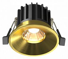 Встраиваемый светильник Maytoni Technical Round DL058-12W3K-BS